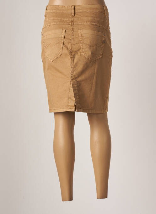 Jupe mi-longue marron CREAM pour femme