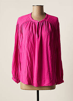 Blouse col rond manches longues violet SEE U SOON femme