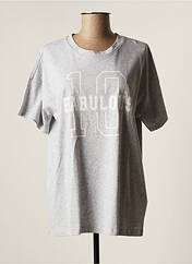 T-shirt gris KAFFE pour femme seconde vue