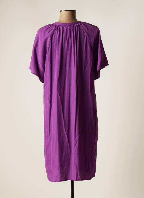 Robe courte violet KAFFE pour femme