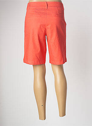 Bermuda taille haute taille haute orange KAFFE femme