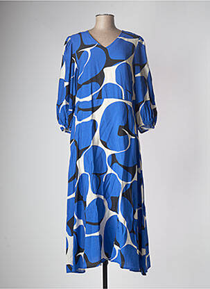 Robe longue bleu PULZ JEANS pour femme
