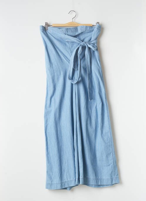 Pantalon large poches taille haute bleu IN WEAR femme