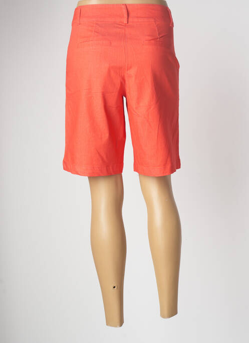 Bermuda orange KAFFE pour femme