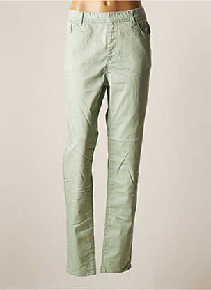 Pantalon droit vert GRIFFON pour femme