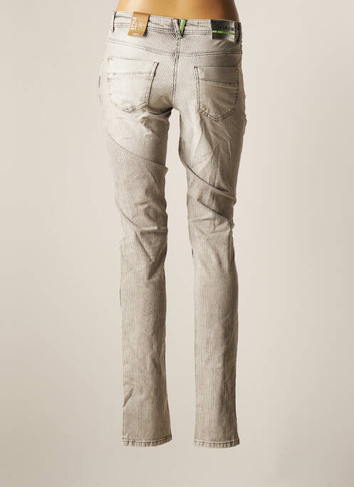 Jeans coupe slim gris CECIL pour femme