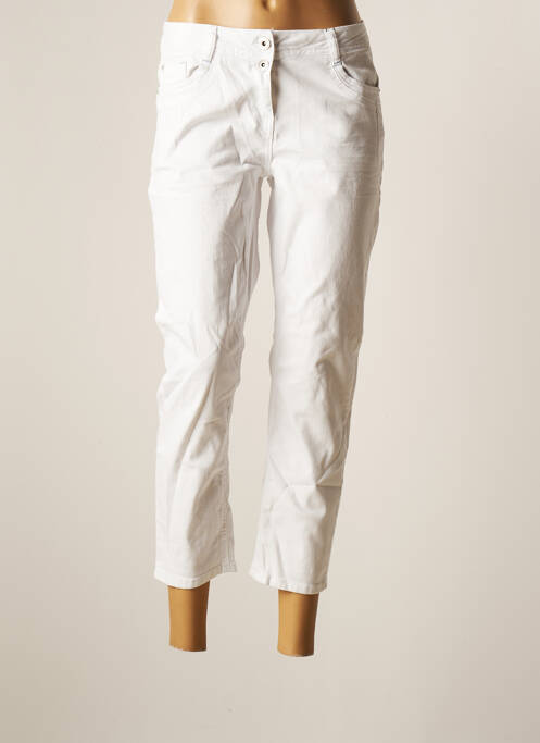 Pantalon 7/8 blanc CECIL pour femme