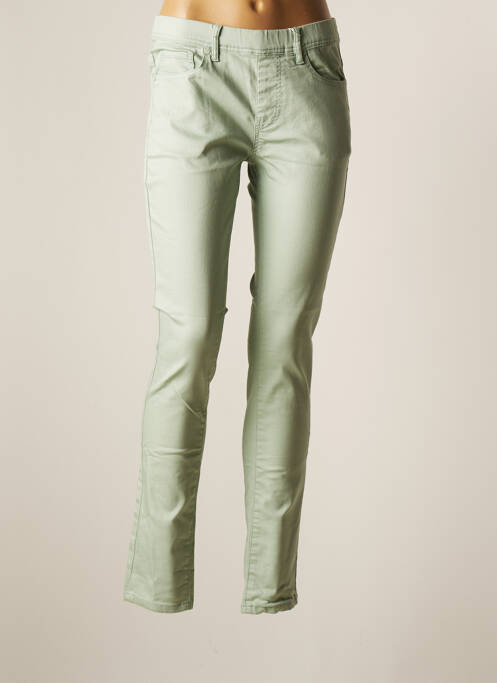 Pantalon slim vert GRIFFON pour femme