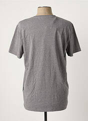 T-shirt gris SELECTED pour homme seconde vue