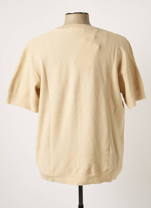 T-shirt beige SELECTED pour homme