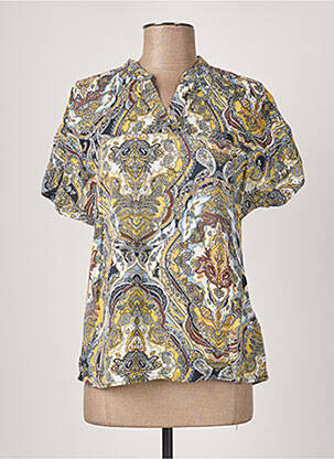 Top manches courtes manches courtes jaune BRANDTEX femme