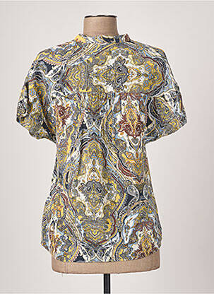 Top manches courtes manches courtes jaune BRANDTEX femme