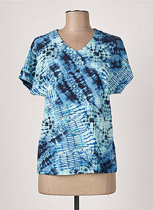 T-shirt bleu BRANDTEX pour femme