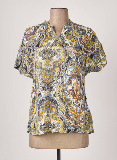 Top manches courtes manches courtes jaune BRANDTEX femme
