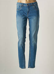 Jeans coupe droite bleu BRANDTEX pour femme seconde vue