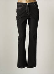 Jeans coupe droite noir BRANDTEX pour femme seconde vue