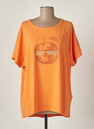T-shirt orange BRANDTEX pour femme