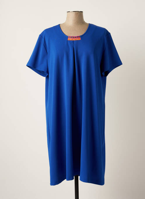 Robe mi-longue bleu EGATEX pour femme