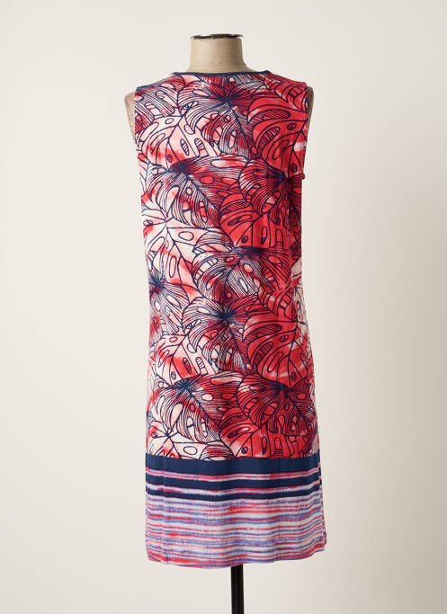 Robe mi-longue rose EGATEX pour femme