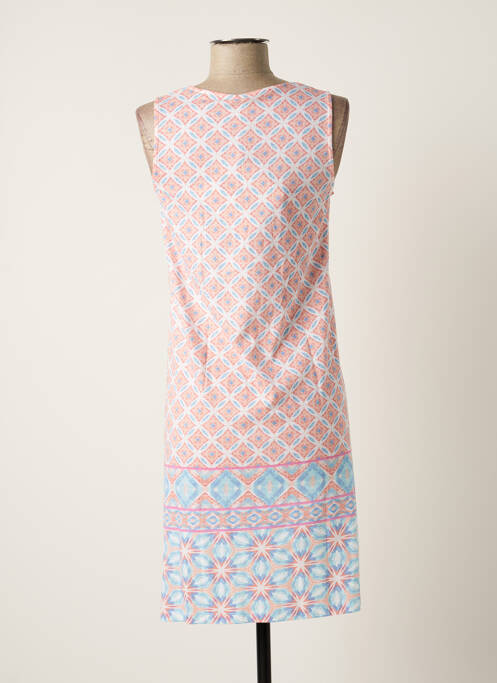 Robe mi-longue rose SENORETTA pour femme