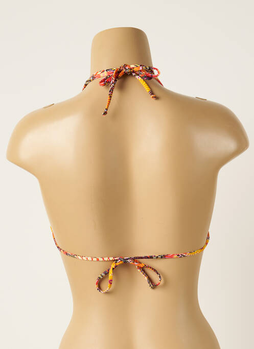 Haut de maillot de bain orange ANTIGEL pour femme