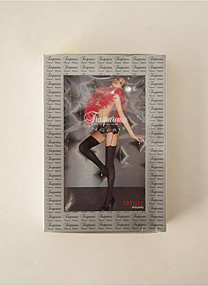 Panty légère et transparente noir TRASPARENZE femme