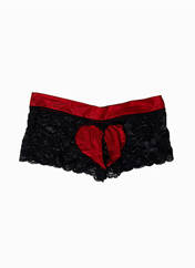 Shorty noir TRASPARENZE pour femme seconde vue