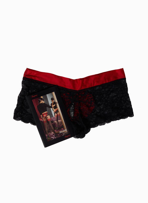 Shorty noir TRASPARENZE pour femme