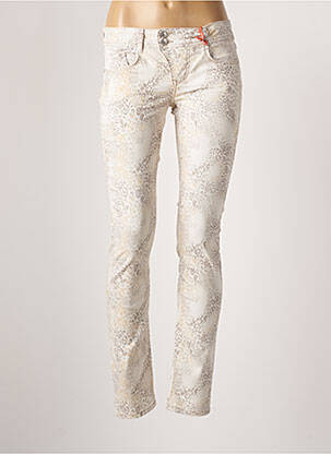 Pantalon slim taille basse taille basse gris STREET ONE femme