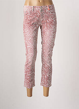 Pantacourt stretch taille normale rouge STREET ONE femme