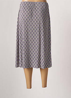 Jupe mi-longue stretch violet STREET ONE femme