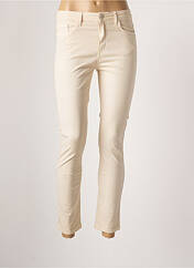 Pantalon slim beige FRED SABATIER pour femme seconde vue