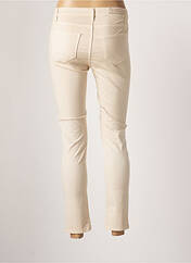 Pantalon slim beige FRED SABATIER pour femme seconde vue