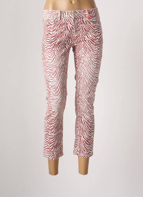 Pantacourt stretch taille normale rouge STREET ONE femme