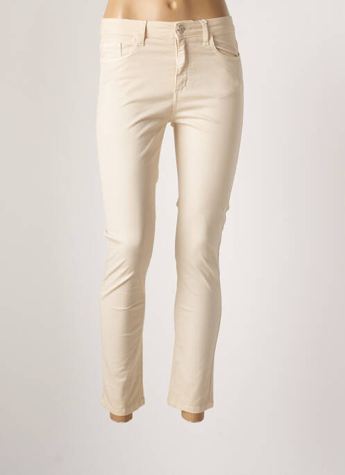 Pantalon slim beige FRED SABATIER pour femme