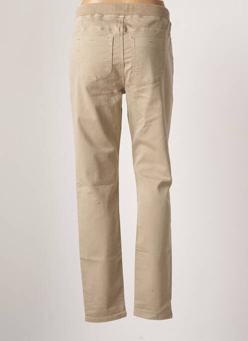 Pantalon slim beige GEISHA pour femme