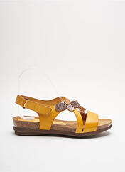 Sandales/Nu pieds jaune XAPATAN pour femme seconde vue