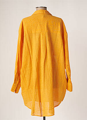 Tunique manches longues col chemisier jaune TIFFOSI femme