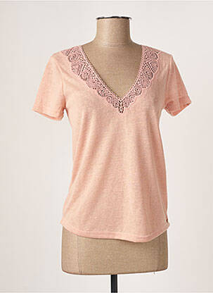 T-shirt rose DEELUXE pour femme