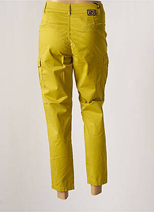 Pantalon 7/8 taille haute taille haute vert YES.ZEE femme