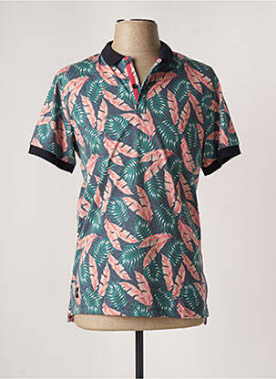 Polo tissage jersey manches courtes bleu TIFFOSI homme