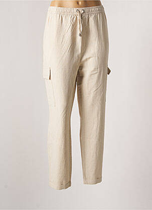 Pantalon chino beige BROADWAY pour femme