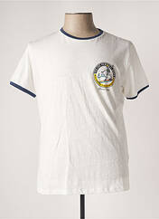 T-shirt blanc YES.ZEE pour homme seconde vue
