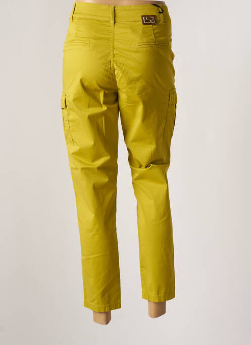 Pantalon 7/8 vert YES.ZEE pour femme