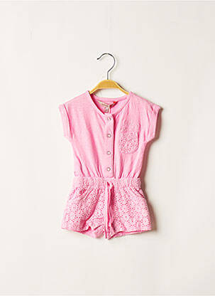 Combishort coupe cintrée manches courtes rose BOBOLI fille