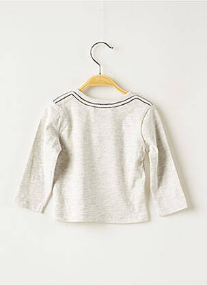 T-shirt manches longues manches longues gris BOBOLI garçon