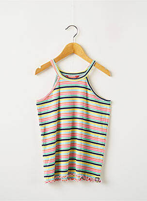 T-shirt stretch fines bretelles rose BOBOLI fille