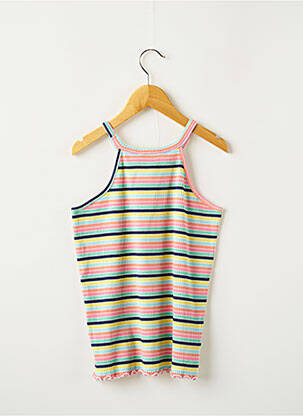 T-shirt stretch fines bretelles rose BOBOLI fille