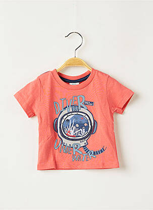 T-shirt stretch manches courtes rouge BOBOLI garçon