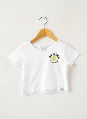 T-shirt blanc BOBOLI pour fille seconde vue